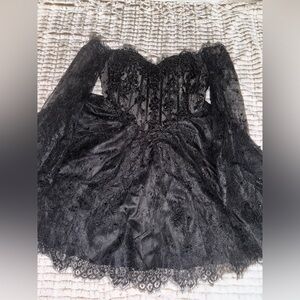 Black Lace Dress